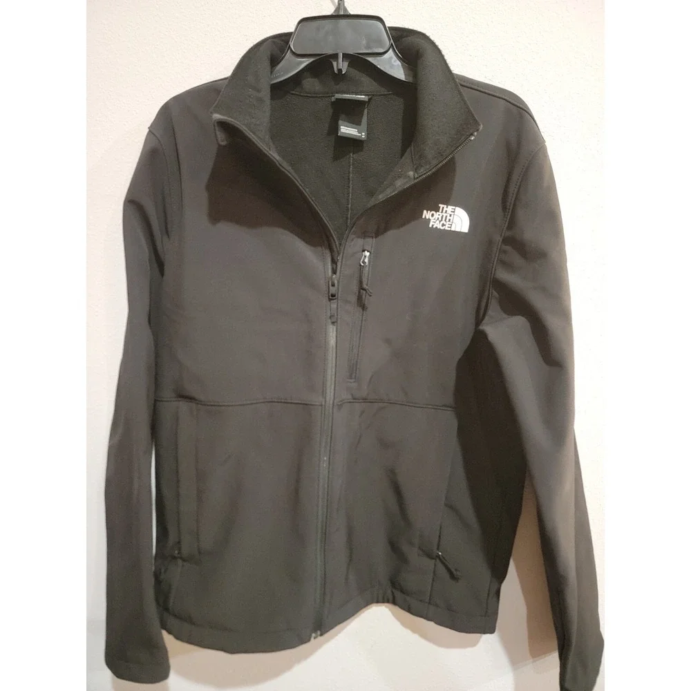 The North Face Jacket Mens M Black‎ Athletic Full Zip Casual